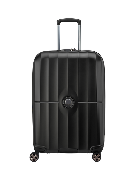 DELSEY Paris Carrousel 2.0 4-Wheel 67.5cm Medium Suitcase, 77L, Black
