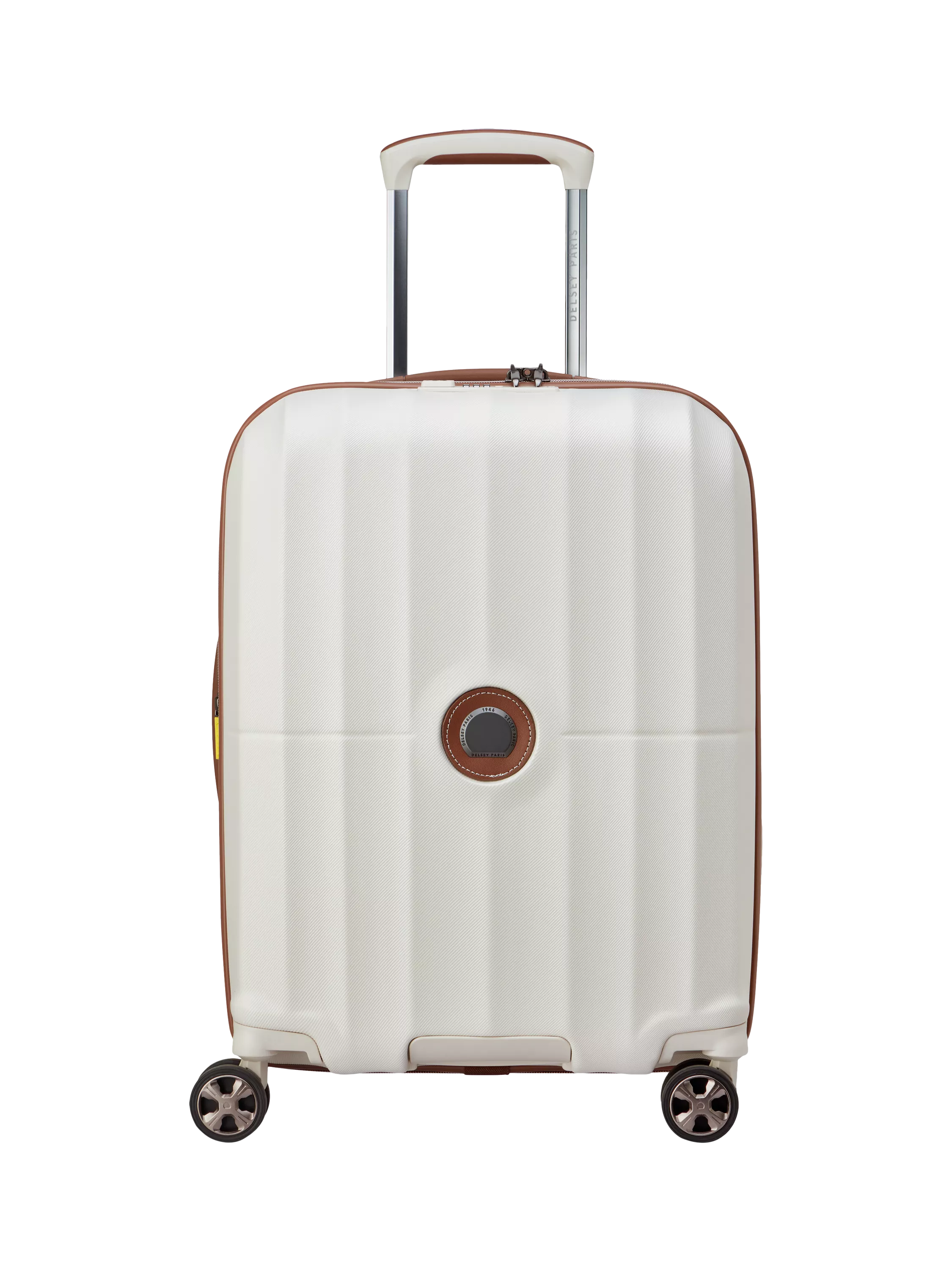 DELSEY ホワイト 110L キャリーケース DELSEY Paris Carrousel 2.0 4-Wheel 55cm Cabin Case, 35L, Off White