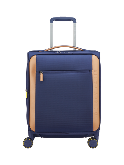 DELSEY Montmartre 3 4-Wheel Spinner Trolley Suitcase, 55cm, Navy