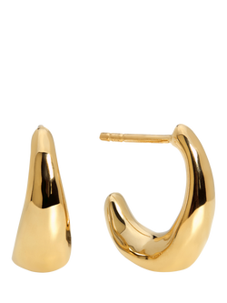 Monica Vinader Antica Small Hoop Earrings, Gold, Gold