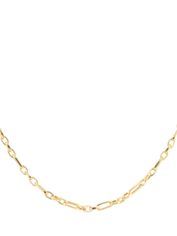IBB 9ct Yellow Gold Fancy Figaro Chain Necklace, Yellow Gold