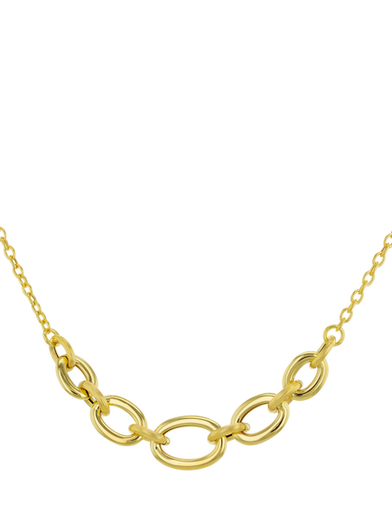 IBB 9ct Yellow Gold Rolo Curb Chain Necklace, Yellow Gold