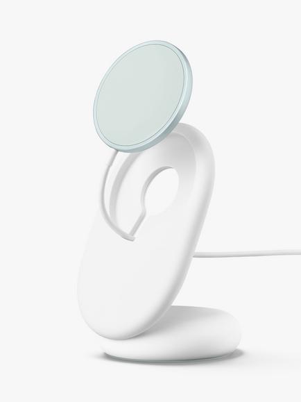 Google Pixelsnap Charger with Stand with Qi2 Wireless Charging, 25W, Snow - view 2, Snow