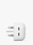 Google Pixel Dual Port Charger, 67W, Snow