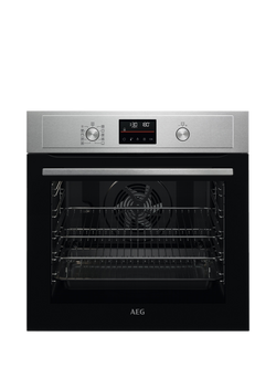 AEG OUTLET BPX535061M Built In Single Electric Oven, Like New, Stainless Steel, Stainless Steel