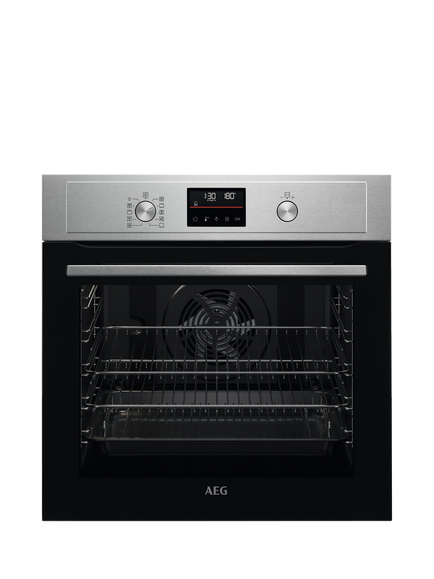AEG OUTLET BPX535061M Built In Single Electric Oven, Like New, Stainless Steel, Stainless Steel