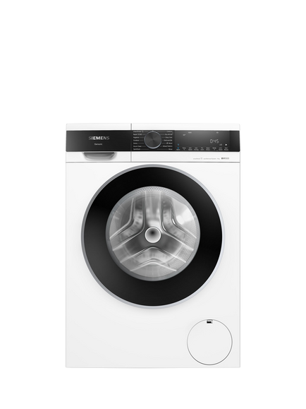 Siemens OUTLET iQ500 WG46G2Z1GB Freestanding Washing Machine, 9kg Load, 1600rpm Spin, Like New, White, White