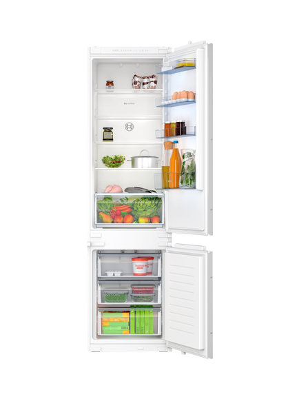 Bosch OUTLET Series 2 KIN96NSE0G Integrated 60/40 Fridge Freezer, Like New, White, White