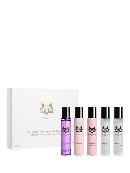 Parfums de Marly Feminine Discovery Collection Festive Fragrance Gift Set, 5 x 10ml, 