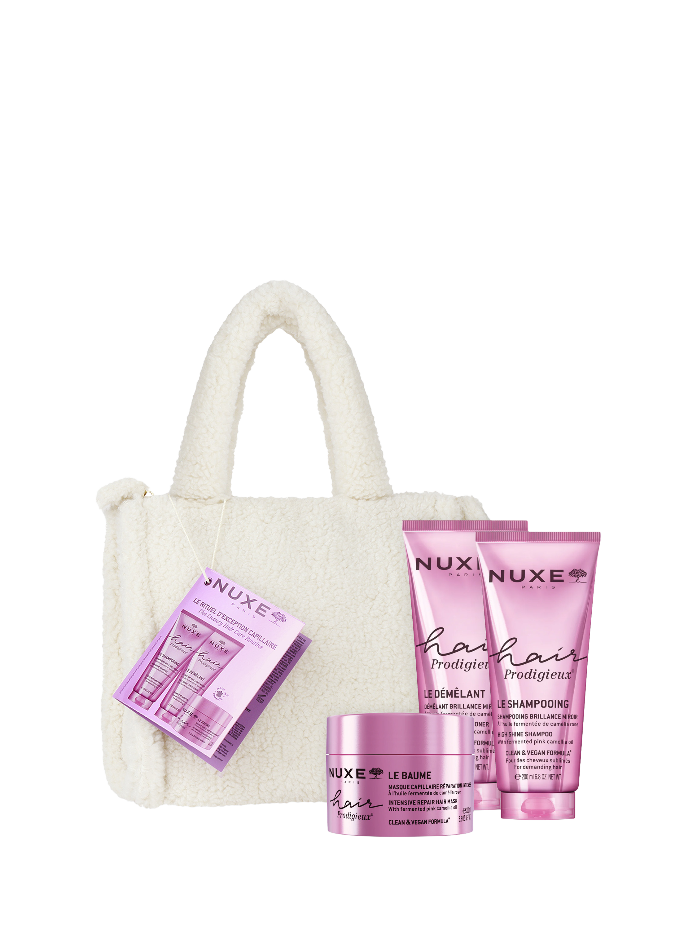 Product image 1 of 3, which shows NUXE The Luxury Haircare Routine Gift Set