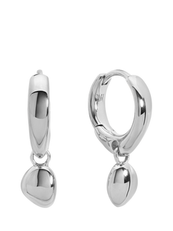 Monica Vinader Nura Drop Earrings, Silver