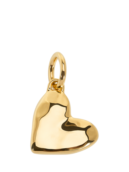 Monica Vinader Molten Heart Pendant, Gold, Gold
