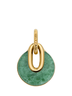 Monica Vinader Kate Young Aventurine Pendant, Green, Green