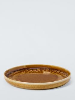 John Lewis Modern Rustic Small Stoneware Plates, Set of 4, 16cm, Brown/Green - view 2, Multi Multi