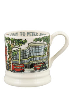 Emma Bridgewater Peter Jones Earthenware Mug, 300ml, Multi Multi