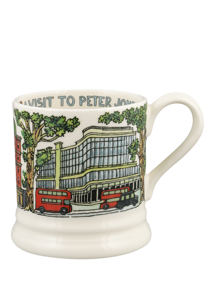 Emma Bridgewater Peter Jones Earthenware Mug, 300ml, Multi Multi