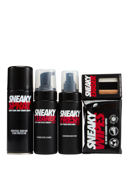 SNEAKY Complete Shoe Cleaning Kit, Black