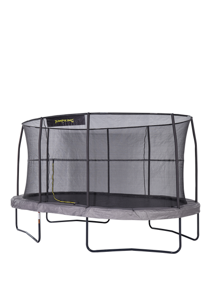 Jumpking Oval Professional Trampoline, 10x15ft - view 2, Grey