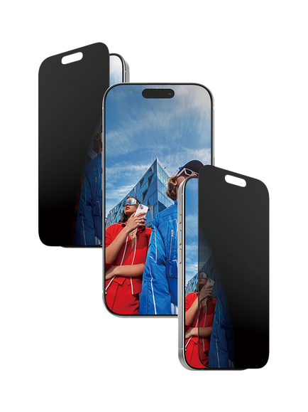 PanzerGlass Ultra-Wide Privacy Screen Protector for iPhone 17 Pro / iPhone 16 Pro - view 2, Clear