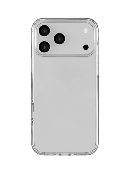QDOS Hybrid Case for iPhone 17 Pro Max, Clear, Clear
