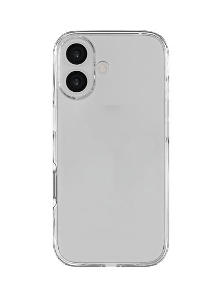 QDOS Hybrid Case for iPhone 17, Clear, Clear