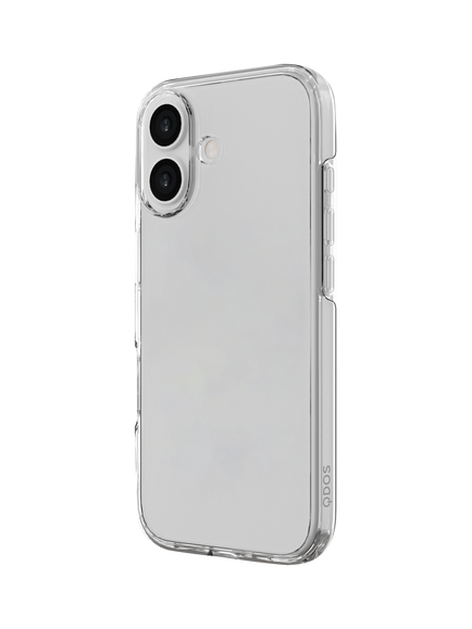 QDOS Hybrid Case for iPhone 17, Clear - view 2, Clear