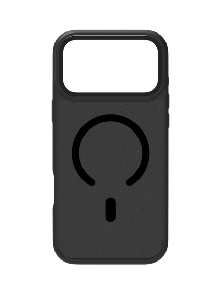 QDOS Hybrid Drop Soft Touch Case for iPhone 17 Pro Max, Black/Frosted, Black/Frosted