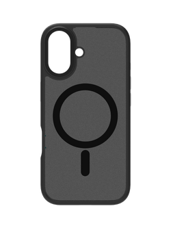 QDOS Hybrid Drop Soft Touch Case for iPhone 17, Black/Frosted, Black/Frosted