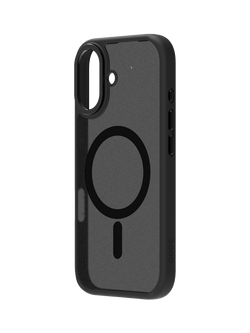QDOS Hybrid Drop Soft Touch Case for iPhone 17, Black/Frosted - view 2, Black/Frosted
