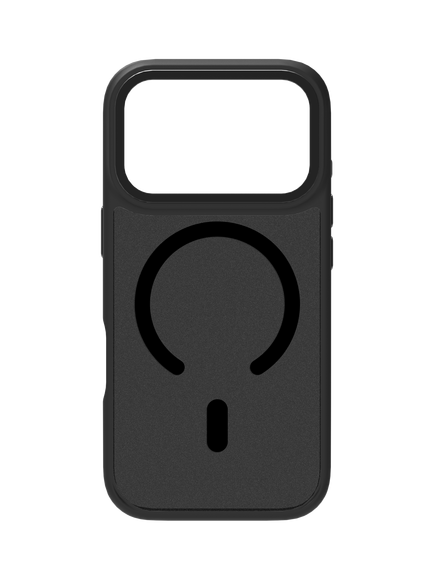 QDOS Hybrid Drop Soft Touch Case for iPhone 17 Pro, Black/Frosted, Black/Frosted