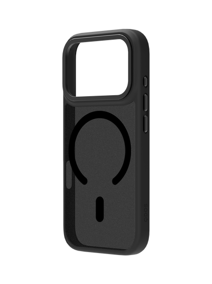 QDOS Hybrid Drop Soft Touch Case for iPhone 17 Pro, Black/Frosted - view 2, Black/Frosted