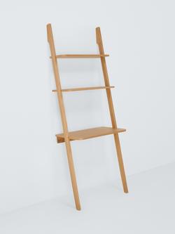 John Lewis Leaning Desk, FSC Certified (Oak Veneer/Solids), Natural, Natural