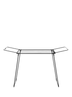 Brabantia HangOn Winged Airer, 18m, Black - view 2, Black