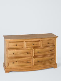 John Lewis Weathered Oak 7 Drawer Chest, Oak, Oak
