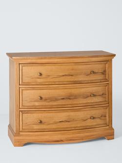 John Lewis Weathered Oak 3 Drawer Chest, Oak, Oak