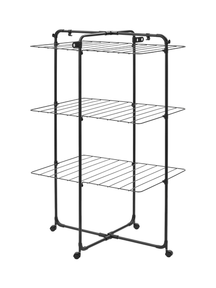 Brabantia HangOn Tower Airer, 23m, Black, Black