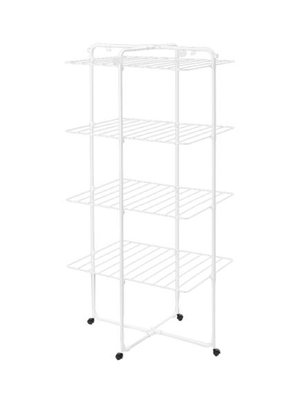 Brabantia HangOn Tower Airer, 30m, White, White