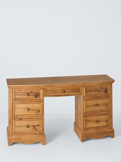 John Lewis Weathered Oak 7 Drawer Dressing Table, Oak, Oak