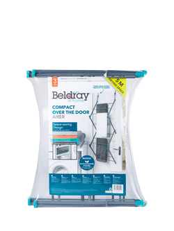 Beldray Over the Door Compact Airer - view 2, Grey Blue