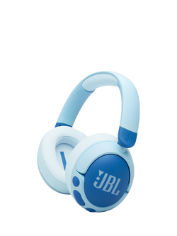 JBL Junior 470NC Volume Limiting Noise Cancelling Wireless Bluetooth Over-Ear Headphones with Mic/Remote, Blue