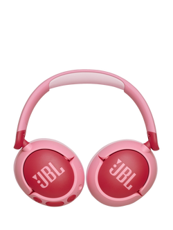 JBL Junior 470NC Volume Limiting Noise Cancelling Wireless Bluetooth Over-Ear Headphones with Mic/Remote - view 2, Pink
