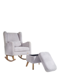 Tutti Bambini Harper Wingback Rocking Chair & Storage Footstool