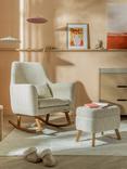 Tutti Bambini Oscar Luxe Rocking Chair & Storage Footstool, Sage