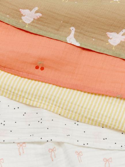 John Lewis Discovery Wonder Muslin Squares, Pack of 6, Multi - view 2, Multi
