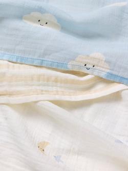 John Lewis Daydream Moon Muslin Squares, Pack of 3 - view 2, Multi