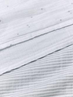 John Lewis Stars & Stripes Muslin Squares, Pack of 6, Multi - view 2, Multi