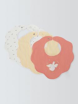 John Lewis Wonder Dribble Bibs, Pack of 3, Multi, Multi