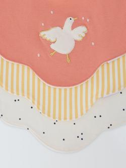 John Lewis Wonder Dribble Bibs, Pack of 3, Multi - view 2, Multi