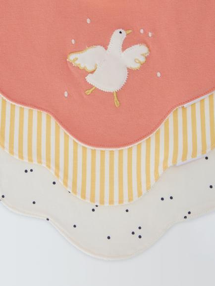 John Lewis Wonder Dribble Bibs, Pack of 3, Multi - view 2, Multi