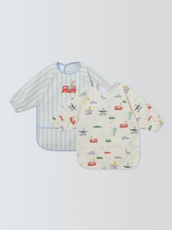 John Lewis Discovery Transport Weaning Bibs, Pack of 2, Multi, Multi